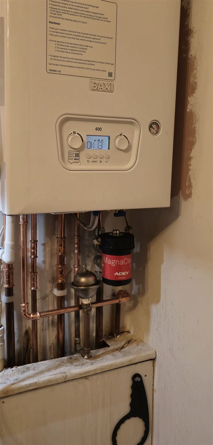 Boiler commissioned